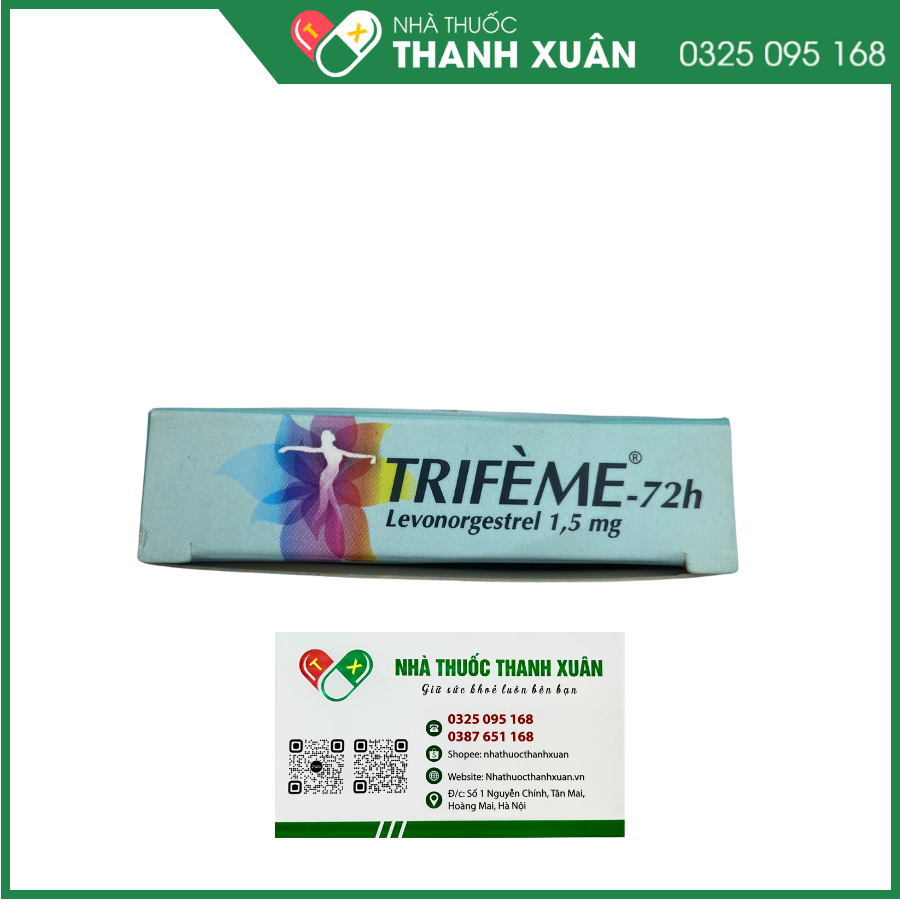 Trifème -72h giúp ngừa thai khẩn cấp